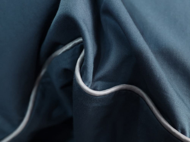 Постельное белье однотонное на резинке OCER017 сатин Элитный Viva-Home Textile