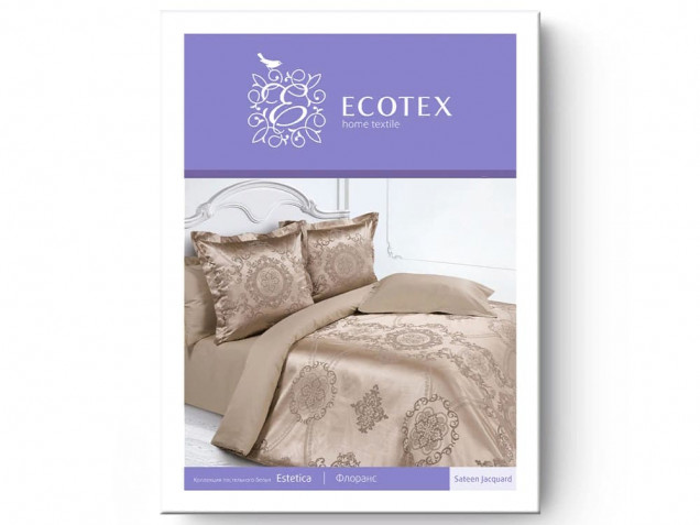 Постельное белье Флоранс Estetica Ecotex купить сатин-жаккард