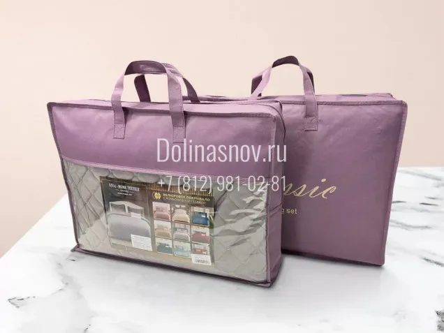 Велюровое покрывало ромб OVF011 Viva-Home Textile