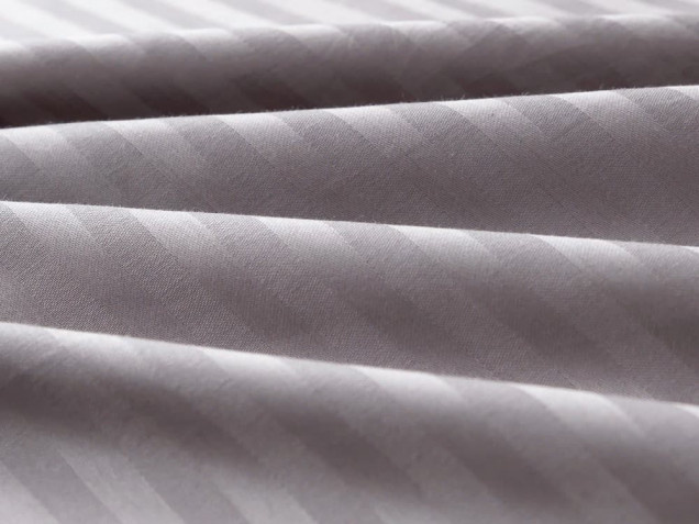 Простыня на резинке RR1CT030 страйп-сатин Viva-Home Textile