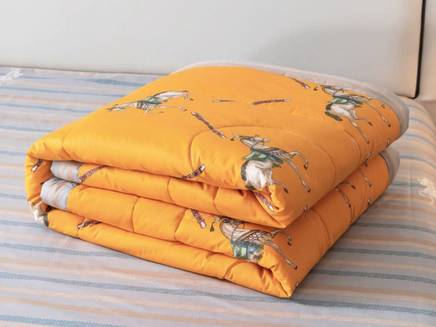 Комплект постельного белья с одеялом OB091 Viva-Home Textile сатин