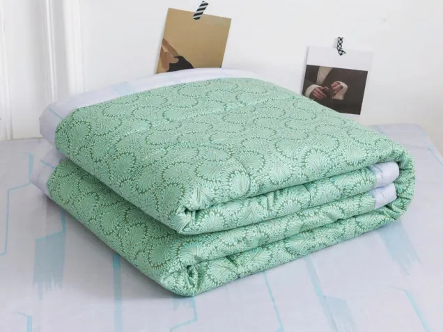 Комплект постельного белья с одеялом OB092 Viva-Home Textile сатин