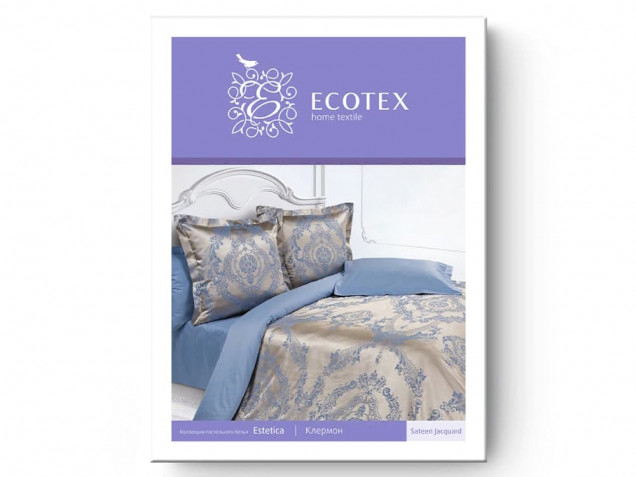 Постельное белье Клермон Estetica Ecotex сатин-жаккард