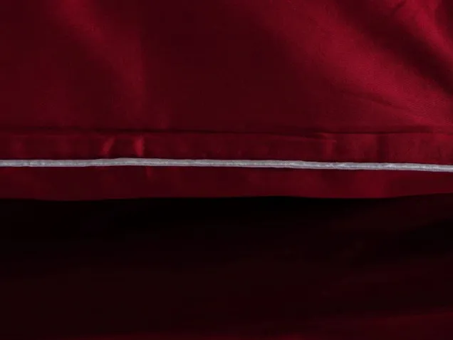 Постельное белье однотонное на резинке OCPR013 сатин премиум Viva-Home Textile