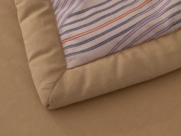 Комплект постельного белья с одеялом OB126 Viva-Home Textile сатин