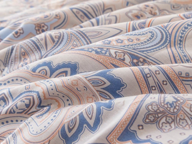 Комплект постельного белья с одеялом OB139 Viva-Home Textile сатин