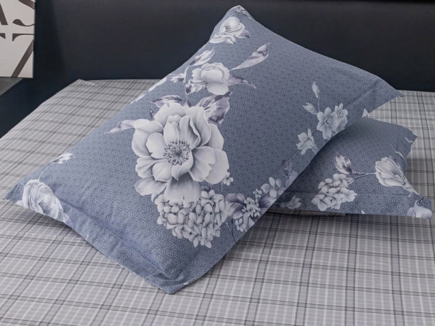 Комплект постельного белья с одеялом OB142 Viva-Home Textile сатин