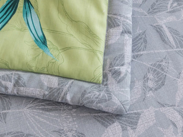 Комплект постельного белья с одеялом OB144 Viva-Home Textile сатин