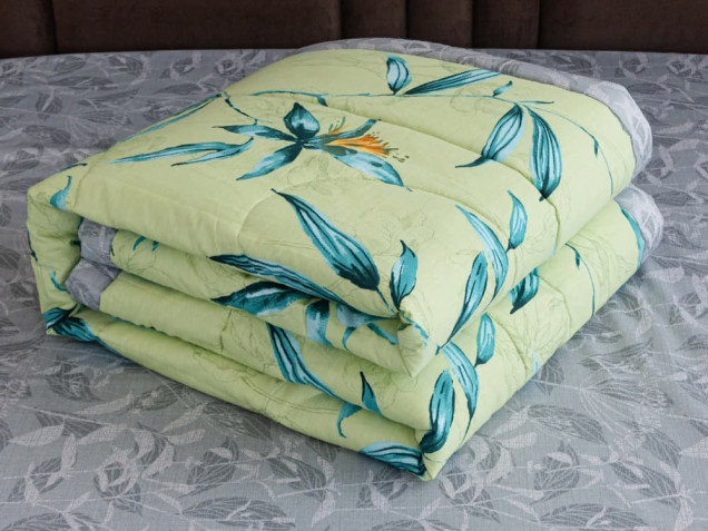 Комплект постельного белья с одеялом OB144 Viva-Home Textile сатин