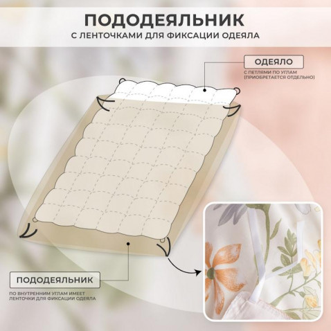 Комплект постельного белье A 353 Viva-Home Textile сатин-люкс