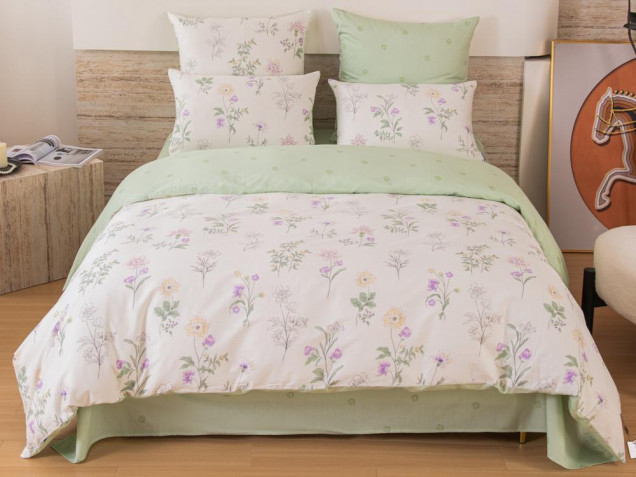 Постельное белье С 611 из сатина Viva-Home Textile