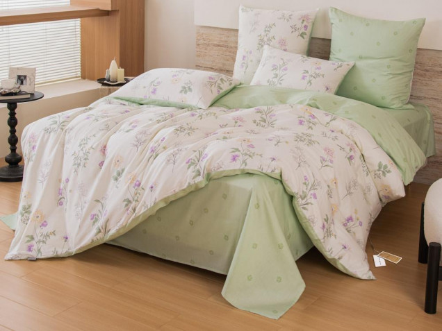 Постельное белье С 611 из сатина Viva-Home Textile