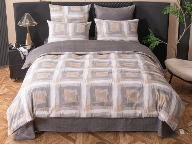 Постельное белье С 617 из сатина Viva-Home Textile