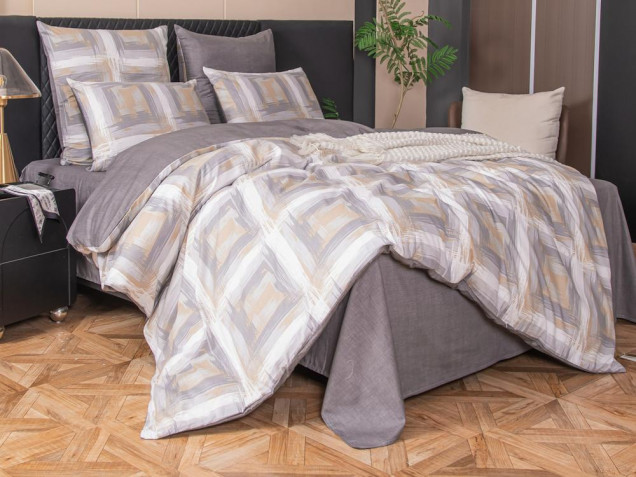 Постельное белье С 617 из сатина Viva-Home Textile