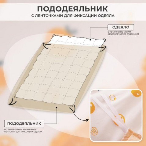 Постельное белье С 618 из сатина Viva-Home Textile