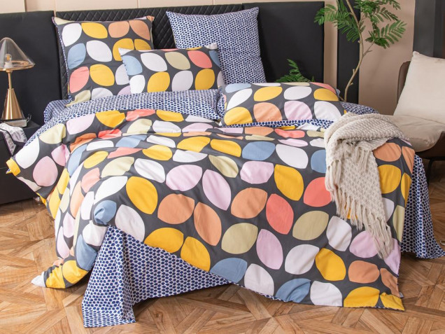 Постельное белье С 621 из сатина Viva-Home Textile