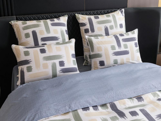 Постельное белье С 622 из сатина Viva-Home Textile