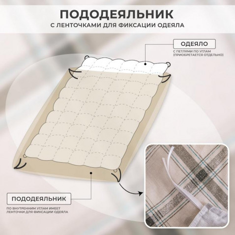 Постельное бельё L623 Viva-Home Textile сатин де люкс