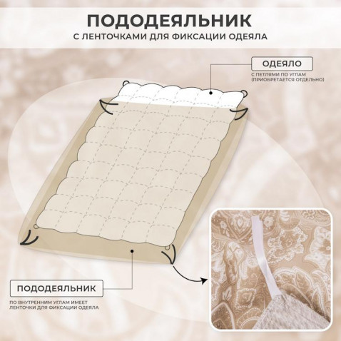 Постельное бельё L631 Viva-Home Textile сатин де люкс