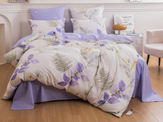 Постельное белье на резинке AR357 сатин-люкс Viva-Home Textile