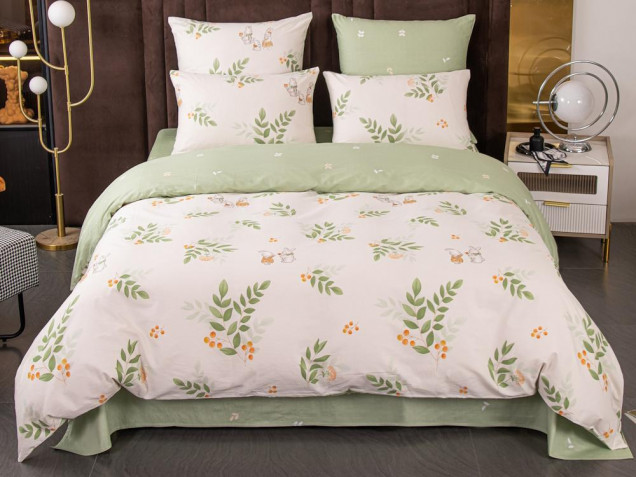 Постельное белье С 623 из сатина Viva-Home Textile