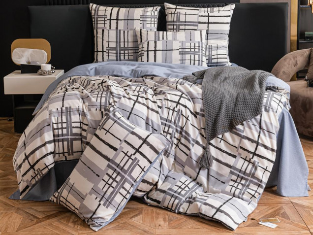 Постельное белье С 629 из сатина Viva-Home Textile