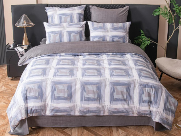 Постельное белье С 633 из сатина Viva-Home Textile