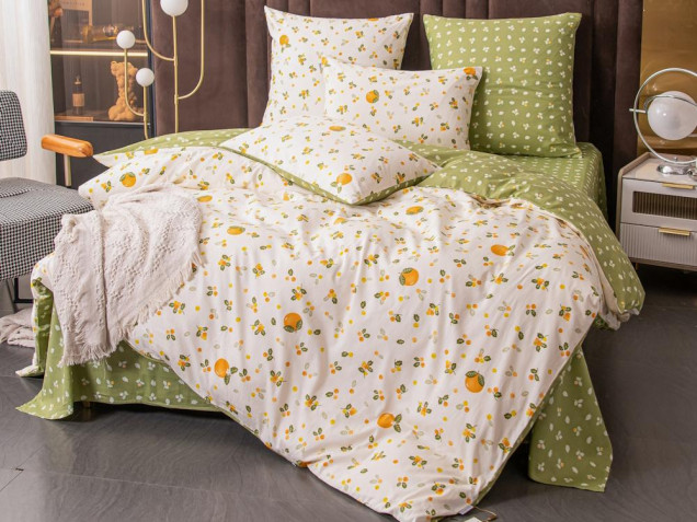 Постельное белье С 638 из сатина Viva-Home Textile