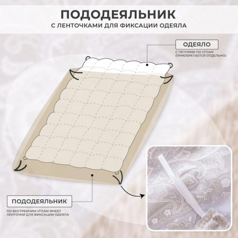 Постельное бельё L640 Viva-Home Textile сатин де люкс