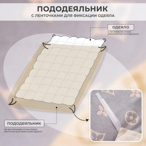 Постельное белье С 650 из сатина Viva-Home Textile