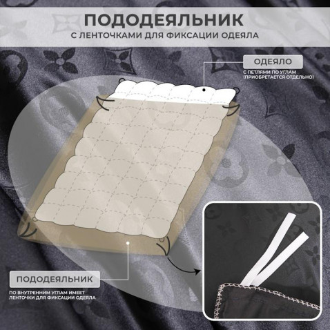 Постельное белье GC015 сатин-жаккард Viva-Home Textile