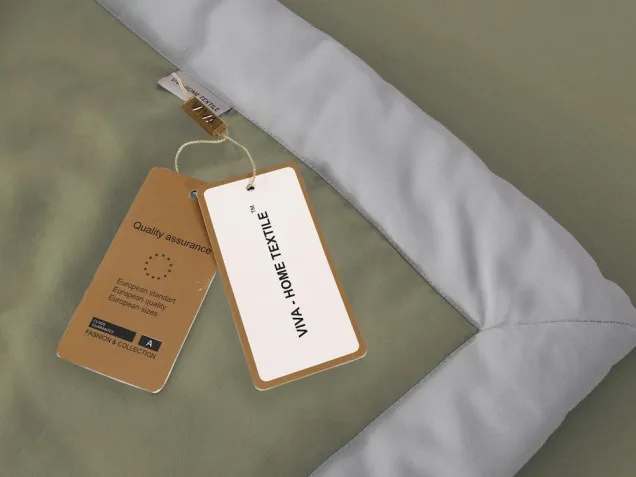 Однотонное постельное белье с одеялом FB018 Viva-Home Textile сатин