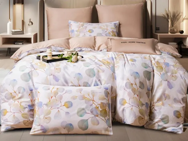 Комплект постельного белье CPA048 Сатин Премиум