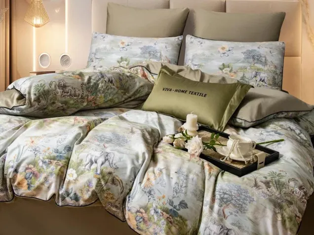 Комплект постельного белье CPA055 Сатин Премиум