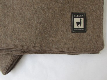 Плед одеяло альпака OA-3 Перу шерсть натуральная