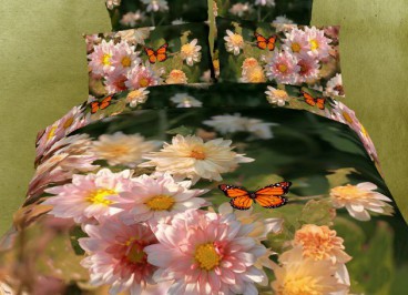 Постельное белье Бабочки в саду Волшебные сны мако-сатин