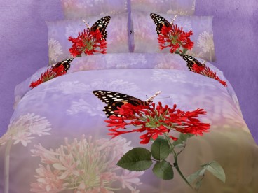 Постельное белье Поцелуй бабочки Волшебные сны мако-сатин