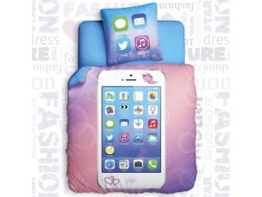 Детское постельное белье "Glamour Phone" Unison Teens Glamour 3д