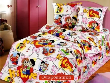Детское постельное белье "Очаровашки" бязь Stile tex