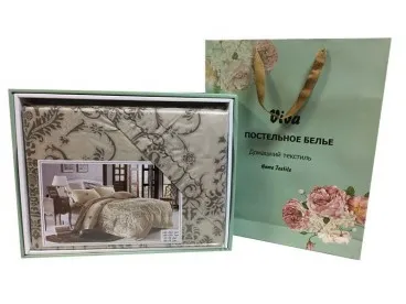 Постельное белье CN 055 сатин с вышивкой Viva-Home Textile